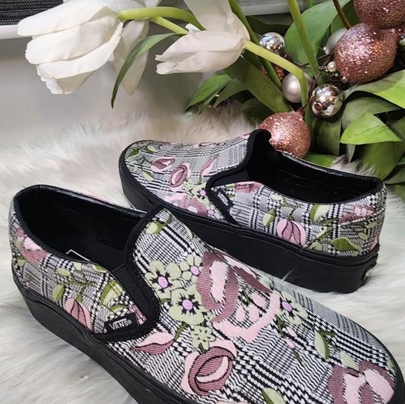 Vans Classic Slip-On Stackform Shoe- Tapestry Floral women11 new - Picture 5 of 10